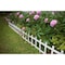 Emsco Group Cape Cod Style Decorative Fencing, White Border Edging, 13inx33in sections, 50ft of Garden Edging 2120HD - alternate 4